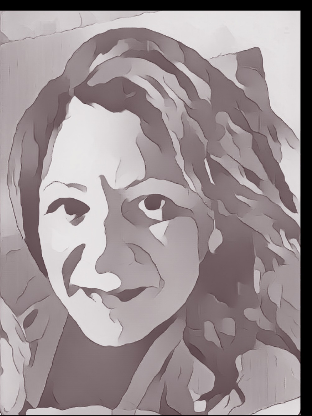 Retrato ilustrado de Annabell Boulton